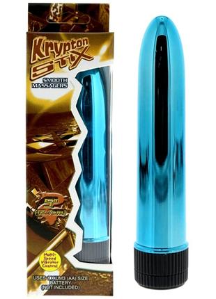 Вибромассажер Krypton Stix 5" massager m/s, BLUE (анонимно)