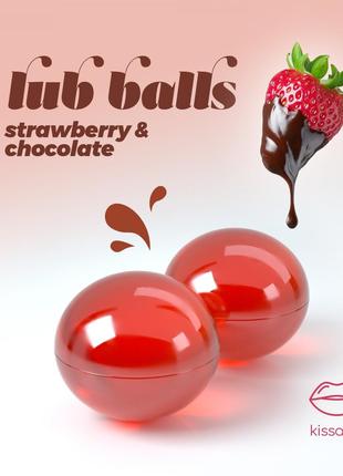 Взрывные шарики со вкусом клубники и шоколада Balls lub strawb...