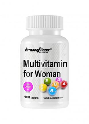 Витаминно-минеральный комплекс для женщин IronFlex Multivitami...