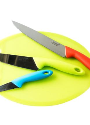 Набор ножей Giakoma G 8137 из 4 предметов: 3 ножа и разделочна...