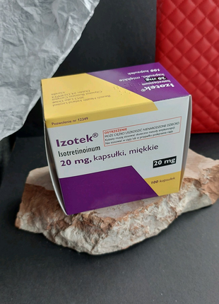 Izotek 20 mg 100 шт ізотретиноін Ізотек Роакутан роаккутан акнеті