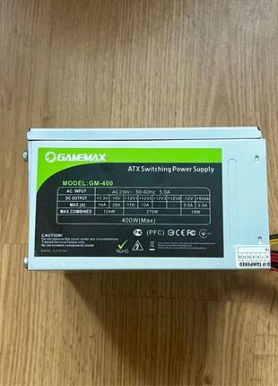 Блок питания 400W GameMax GM-400