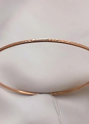 Золотой браслет кольцо 585 пробы Ukr-Gold