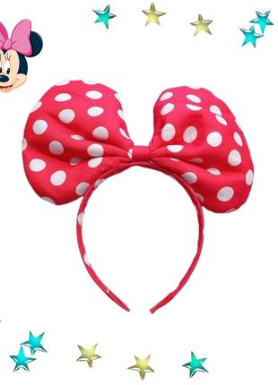 Обруч з вушками Міні Маус Disney Fashion червоний