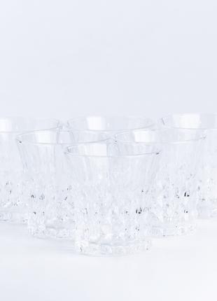 Стакан для воды и сока стеклянный прозрачный набор 6 шт