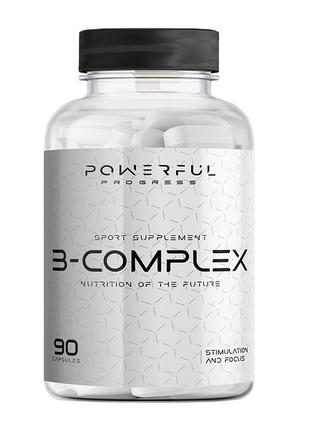 Витамины и минералы Powerful Progress B-complex, 90 капсул
