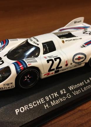 1:43 1/43 Porsche 917k winner le mans 1971 ixo машинка модель
