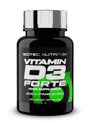 Витамины и минералы Scitec Vitamin D3 Forte, 100 капсул