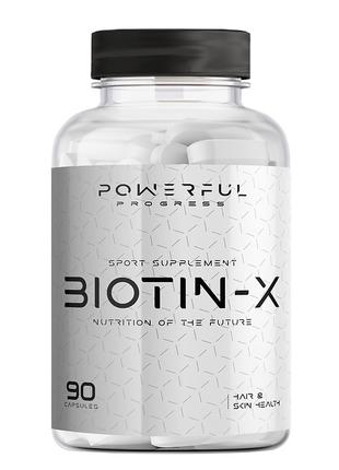 Витамины и минералы Powerful Progress Biotin-X 5000 mcg, 90 ка...