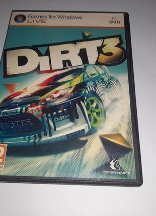 Диск игра CD ПК DiRT 3 Бука лицензия PC game DVD ROM Rus гонки