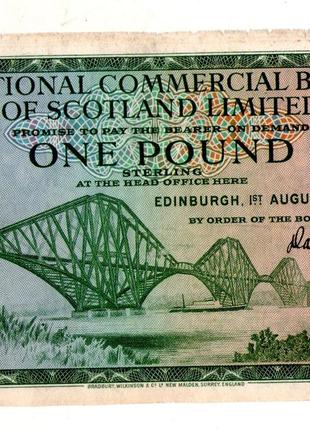 Шотландія - Шотландия 1 фунт 1963 рік . №294