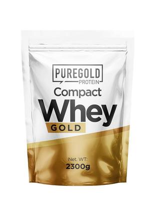 Протеин Pure Gold Compact Whey Gold, 2.3 кг Булочка с корицей