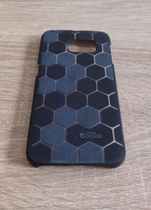 Пластиковий чохол Cococ для телефону Samsung S6 Edge чорний