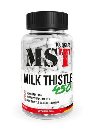 Натуральная добавка MST Milk Thistle, 100 вегакапсул