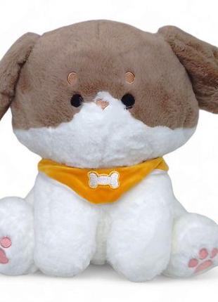 Мягкая игрушка "Собачка", 30 см (белый+коричневый) [tsi237360-...