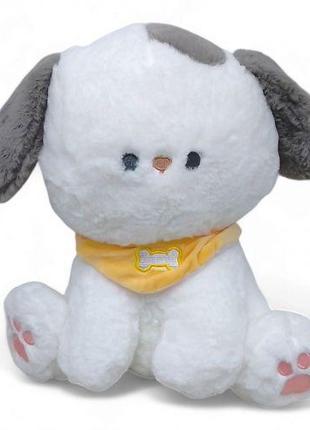Мягкая игрушка "Собачка", 30 см (белый+серый) [tsi237358-ТSІ]