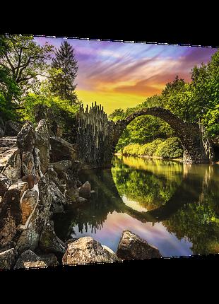 Пазли "Фото Одісея" - (1000 елм.) - "Міст Ракоца в Кромлау / Н...