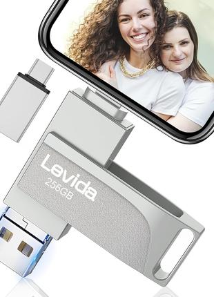 USB-накопитель 256 ГБ для телефона, Levida Memory Stick, Photo...