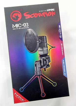Мікрофон Scorpion Marvo MIC-03 USB