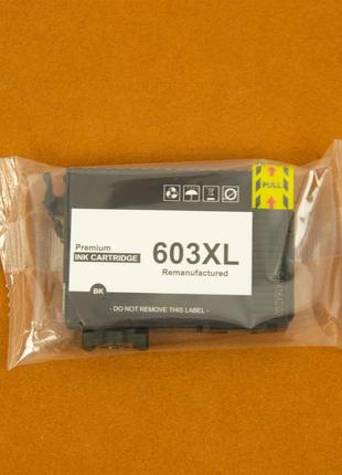 Картридж, для принтера, Epson, 603, XL, 603XL, Black, (58)