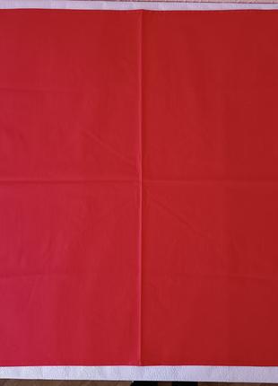 Плат одинарний, червоний, тканина ситець