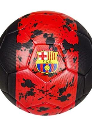 Мяч футбольный №5 "Барселона", красный