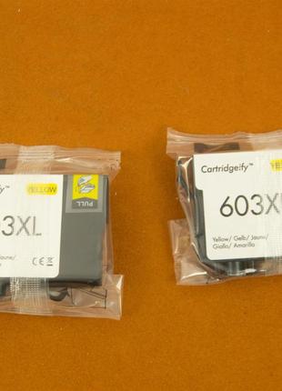 Картридж, для принтера, Epson, 603XL, 603, XL, Yellow, (23)