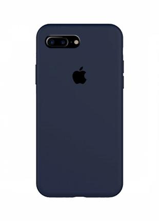 Защитный чехол на Iphone 7 Plus темно-синий / Midnight Blue Si...