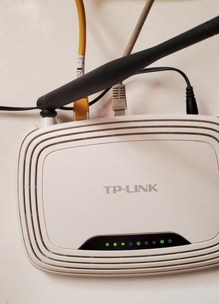 Wi-Fi роутер маршрутизатор tp-link TL-WR740N рабочий