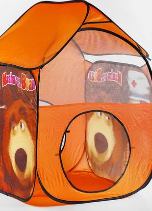 Дитячий ігровий Будиночок Палатка Маша та Ведмідь
