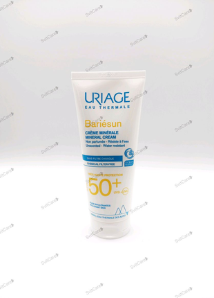 Uriage Bariesun Mineral Cream SPF 50+ 100 мл