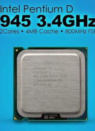 Intel Pentium D 945 3.4GHz/4M/800 LGA775 95W SL9QB/SL9QQ