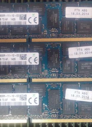48Gb 3x16gb DDR3 1600 PC3L 12800R 2Rx4 Hynix RAM Серверная память