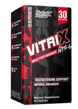 Стимулятор тестостерона Nutrex Research Vitrix, 60 капсул