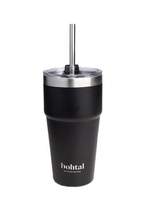 Бутылка Smart Shake Bohtal Insulated Travel Mug 600 мл, Black