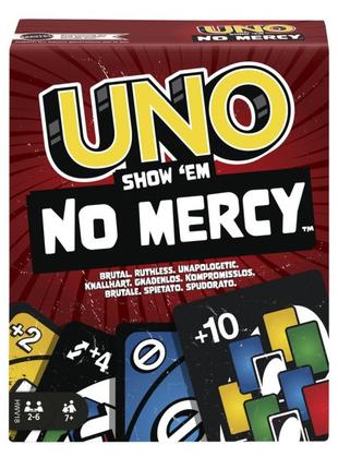 Настільна гра UNO No Mercy (Без вибачень)