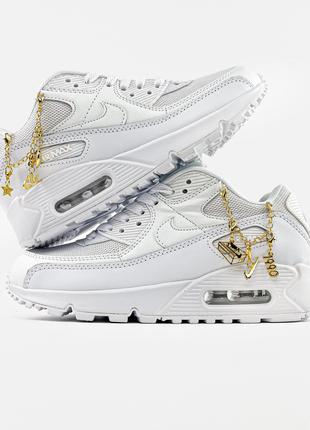 Кроссовки Nike Air Max 90 White (Найк Аир Макс 90)