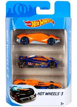 Набір 3-х базових машинок Hot Wheels (K5904) (27084425611)