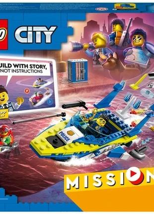 Конструктор LEGO City Детективні місії водної поліції 60355 (5...