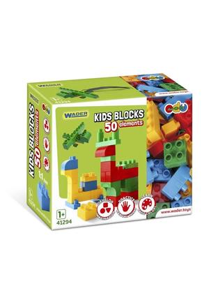 Конструктор дитячий "Kids Blocks" Wader 41294 (5900694412941)