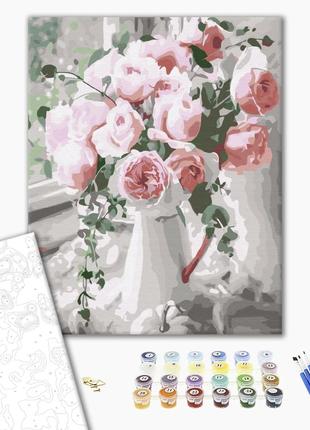 Картина за номерами Букет ніжних троянд Brushme BS29390 (99954...