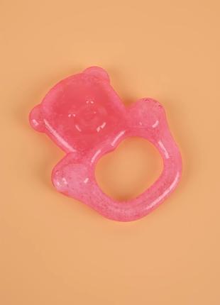 Прорізувач для зубів з гелем "Ведмедик" BabyOno 1013 Рожевий (...