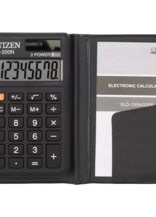 Кишеньковий калькулятор CITIZEN SLD-200NR 8-розр 98х62 мм (456...