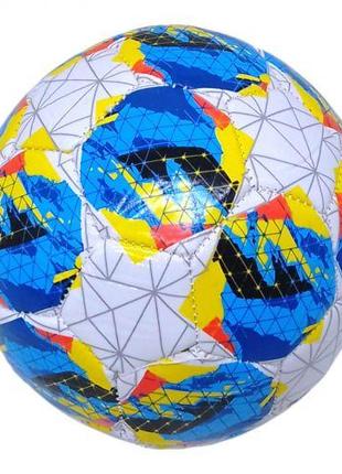 Мяч футбольный детский №2 "Звезды" (белый)