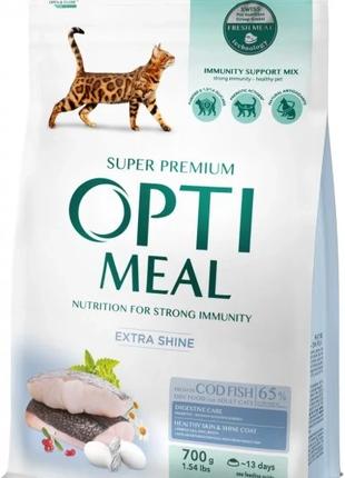 Сухий корм для кішок Optimeal зі смаком тріски 700 г 4447 (482...