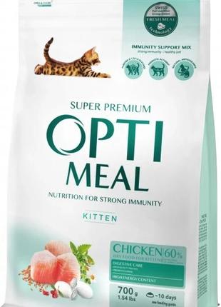 Сухий корм для кішок Optimeal зі смаком тріски 700 г 4706 (482...