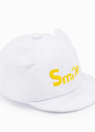Кепка для дівчинки Smail 46-48 Білий (2000989803102S)(SN)