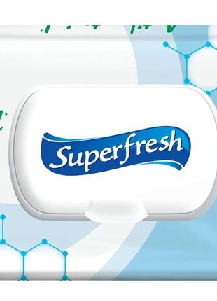 Серветка волога Superfresh 42216709 Antibacterial з клапаном 7...