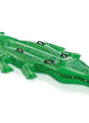 Надувной плотик "Крокодил" 203х114 см [tsi46915-ТSІ]