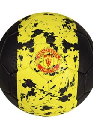 Мяч футбольный №5 "Манчестер Юнайтед", желтый [tsi204348-ТSІ]